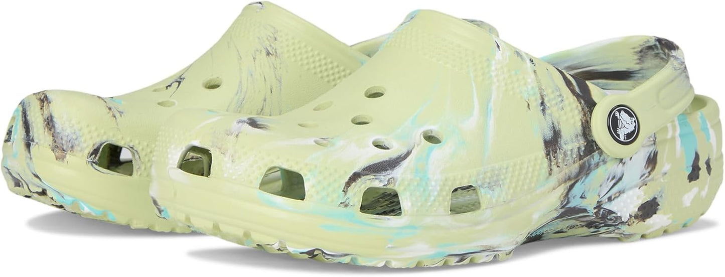 Crocs Kids' Classic Marbled Tie-Dye Clog for Fun and Comfort