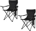 Folding Camp Chairs Portable Camping Chair - 2 Pack Comfortable