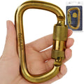 DEKABR 45KN Twist Lock Carabiner - Heavy Duty Auto-Locking Climbing