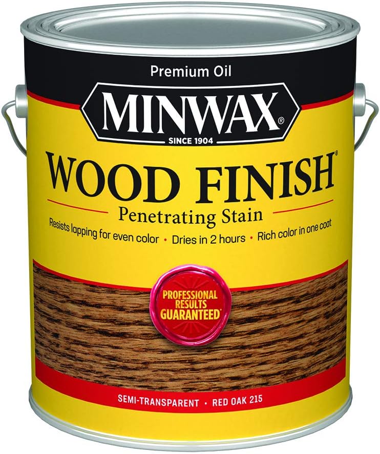 Minwax Wood Finish Red Oak Stain Gallon for Beautiful Projects