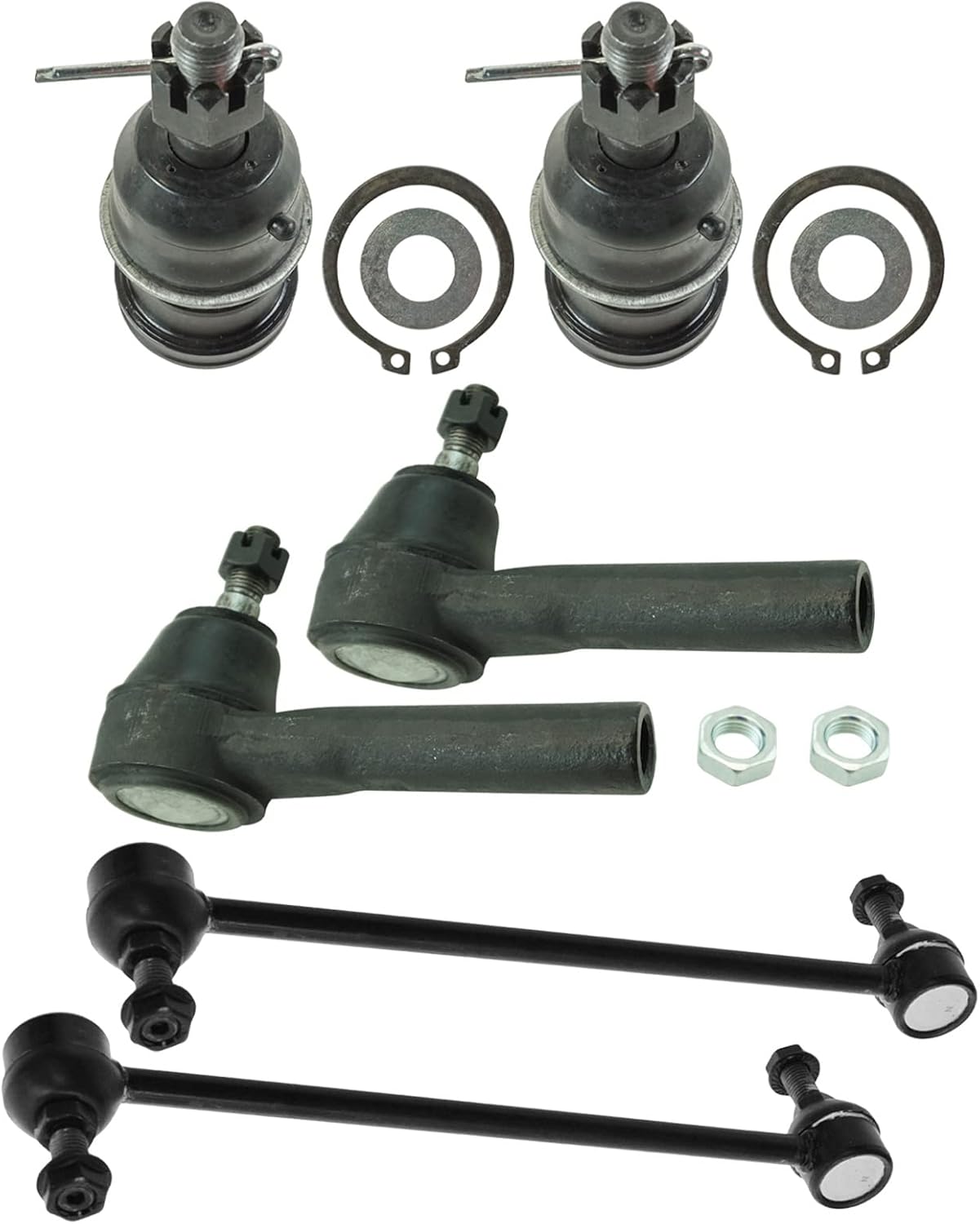 TRQ Front Steering & Suspension Kit for 2005-2007 Chrysler Vehicles