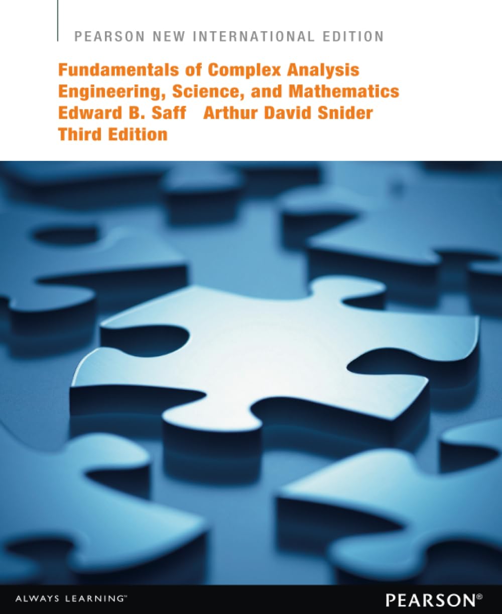 Fundamentals of Complex Analysis for Engineering and Science