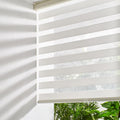 Persilux Cordless Zebra Blinds for Windows 36in x 72in - Dual Layer