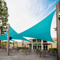 Royal Shade 14 ft x 14 ft Turquoise Sun Shade Sail - Tight, Durable
