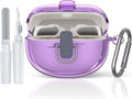 Secure Lock for Bose Ultra Open Earbuds Case (2024) - Clear Purple