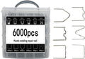 Plastic Welding Staples 6000 pcs Hot Staples Kit - Durable Repair Pack