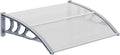 Window Awning Door Canopy Exterior 30 in x 40 in - Clear Polycarbonate