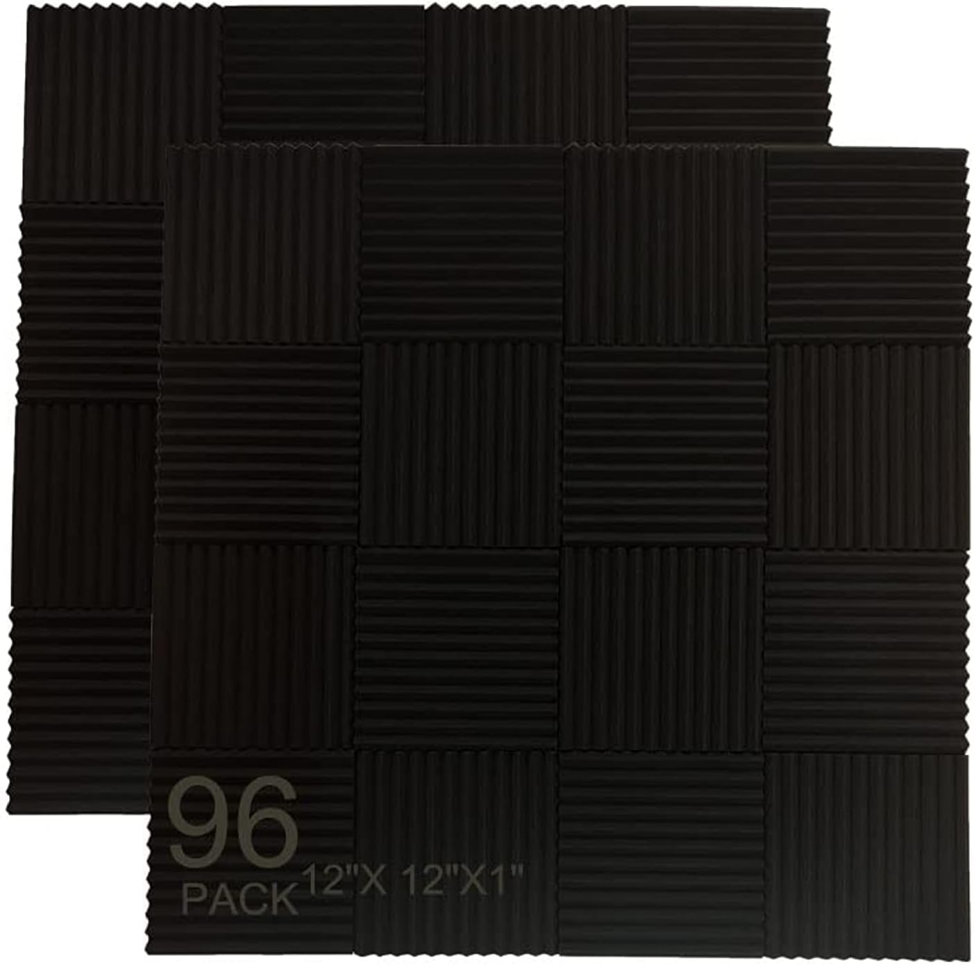 96 Pack Acoustic Foam Panels for Soundproofing Studios and Rooms