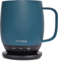 Nextmug Temperature-Controlled Self-Heating Coffee Mug - Slate Blue 14