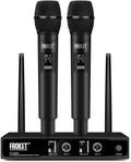 FU-2002 Dual Handheld UHF Wireless Microphone System - 260ft Range