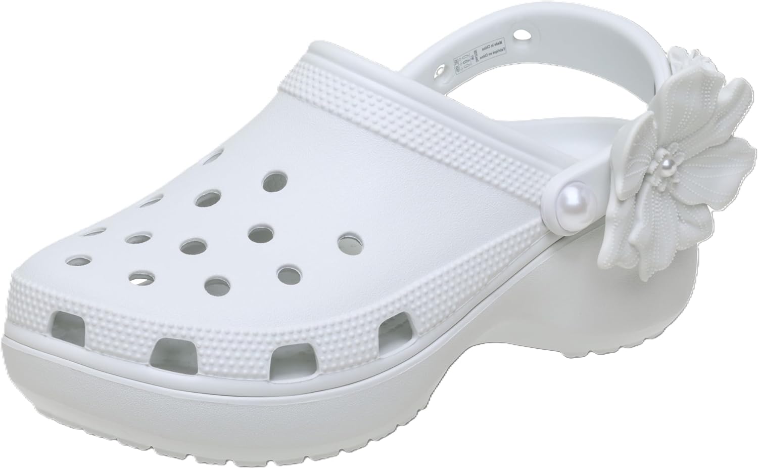 Crocs Women's Classic Platform Clog with Unique Floral Design