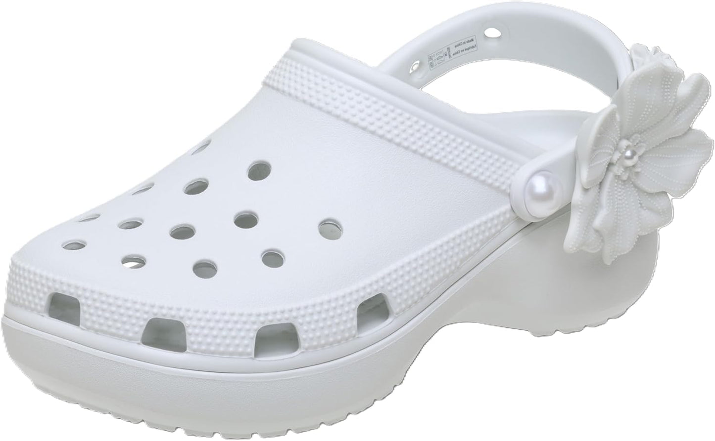 Crocs Women's Classic Platform Clog with Unique Floral Design