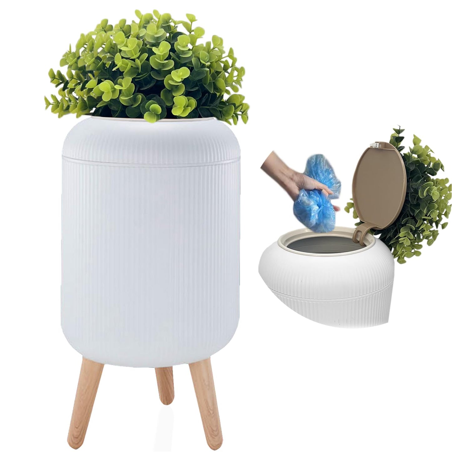Yatmung Dog Poop Trash Can Outside - Stylish Waste Solution