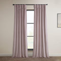 Mauve Velvet Room Darkening Curtain 50W x 108L - Single Panel