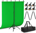 Green Screen Backdrop Kit with Reverse Folding Stand - Portable