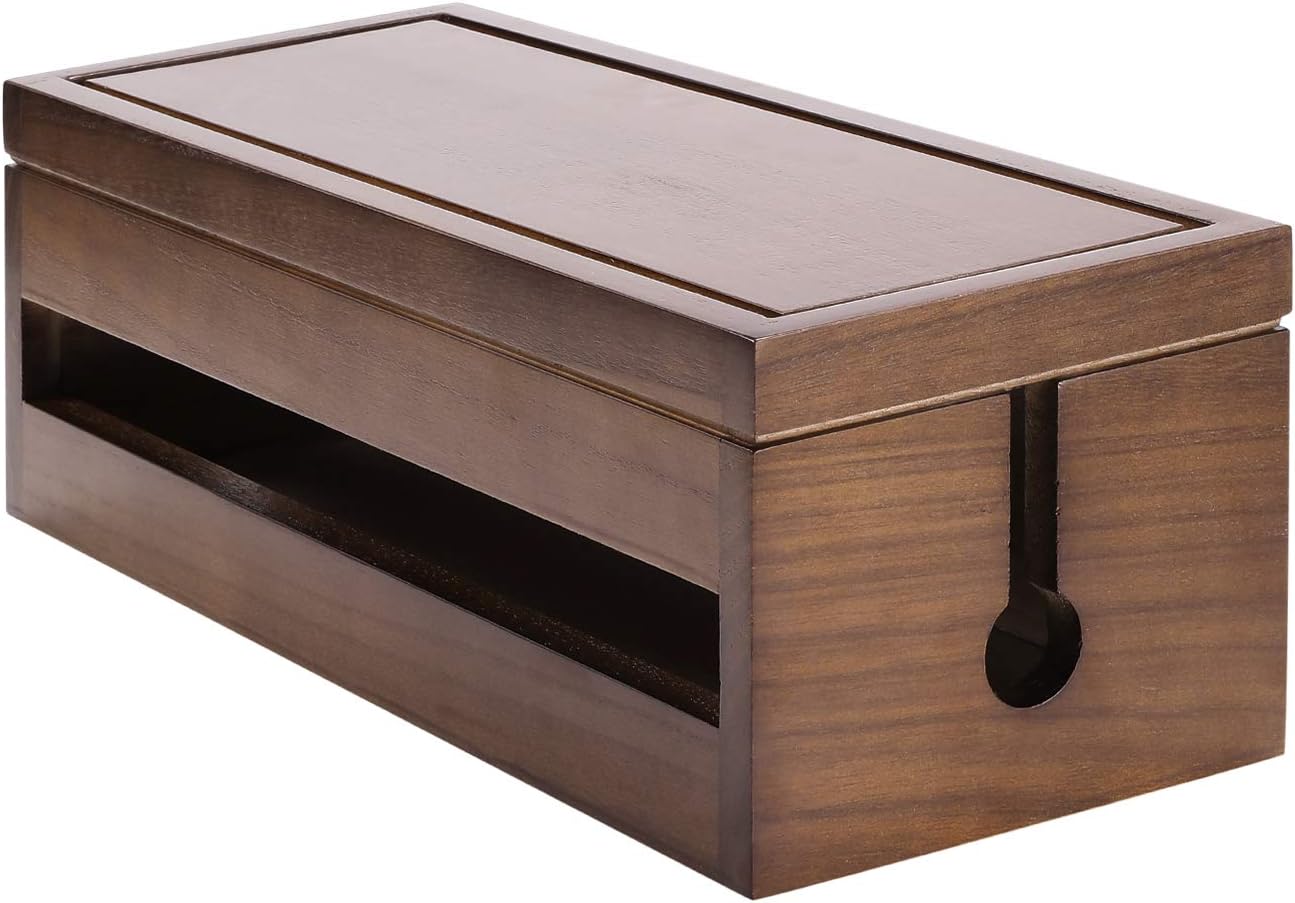 Changsuo Wooden Cable Box - Clutter-Free Spaces