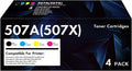 507A Toner Cartridge 4-Pack Compatible Replacement - High Yield