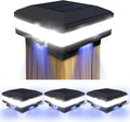 Solar Post Cap Light 52 LED 160 Lumen 4-Pack - Bright Deck & Fence