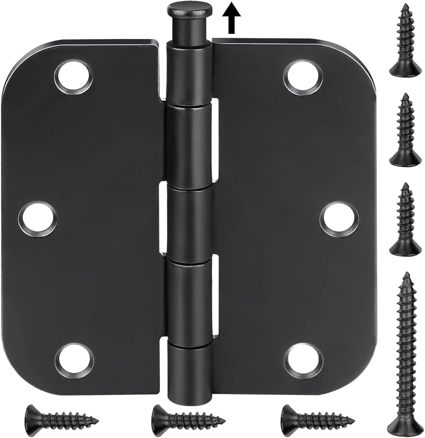 TICONN 30-Pack 3.5 Inch Door Hinges with Removable Pin
