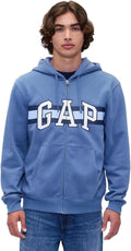 GAP Logo Heritage Hoodie Full Zip Sweatshirt - Comfortable Everyday