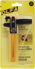 OLFA 18mm Rotary Circle Cutter for Crafts and Sewing Projects