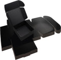 Rempry 8x8x4 Black Shipping Boxes Pack of 20 - Sturdy Small Mailers