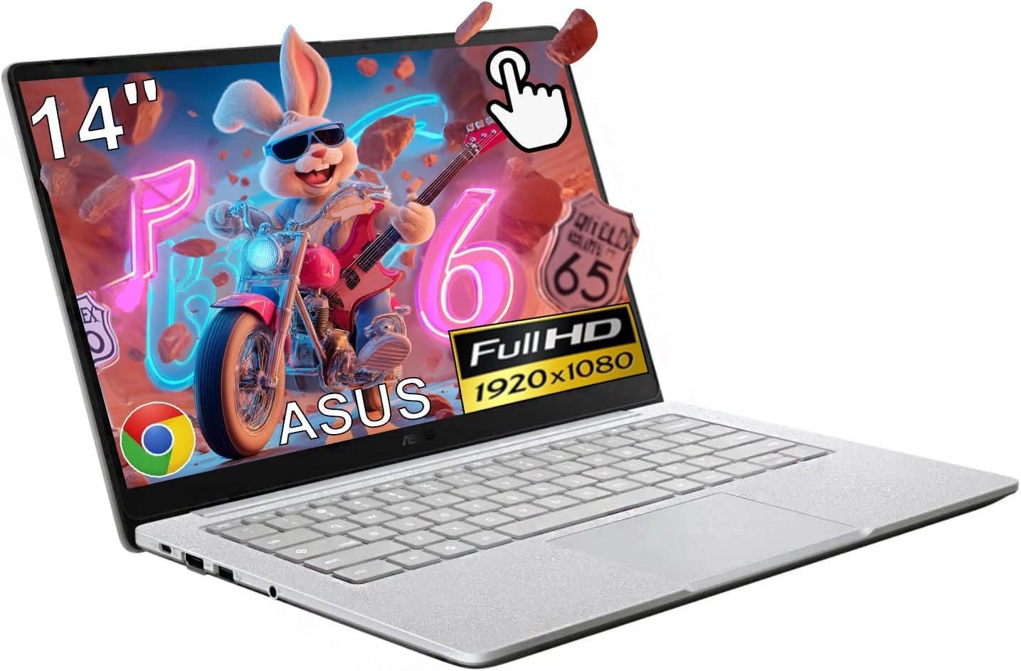 ASUS 14 Touchscreen Chromebook with FHD Display and 8GB RAM