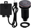 Garbage Disposal SinkTop Air Switch Kit with Long Button - Oil Rubbed