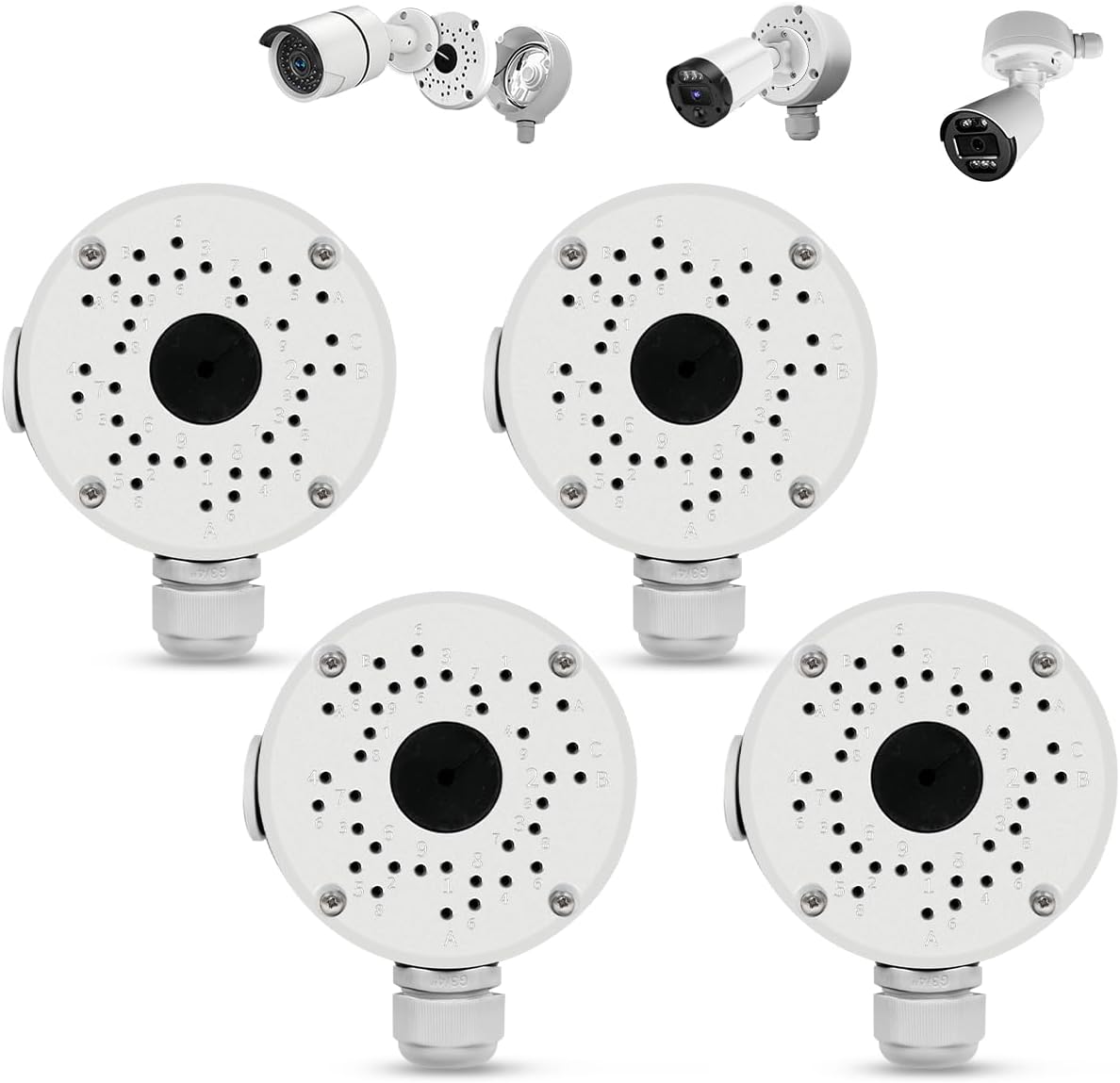 Universal Bullet Security Camera Junction Box for All Cameras