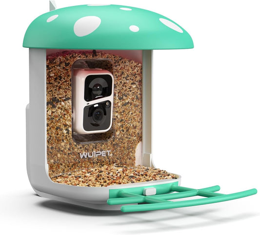 WUIPET Smart Bird Feeder Camera - AI Identify, Live View