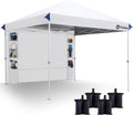 Sekey 10x10 Pop Up Canopy with Pockets Sidewall - Fast One Push Setup