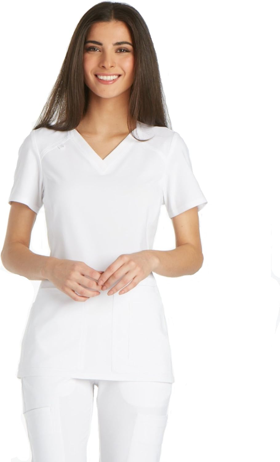 Cherokee Women's Medical Scrub Top with V-Neck and Pockets