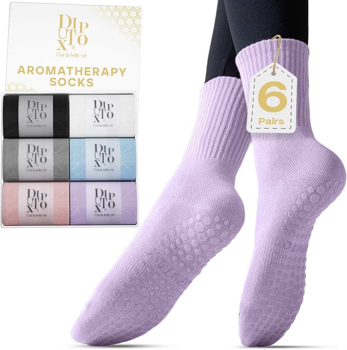 Non-Slip Pilates Socks Set for Women