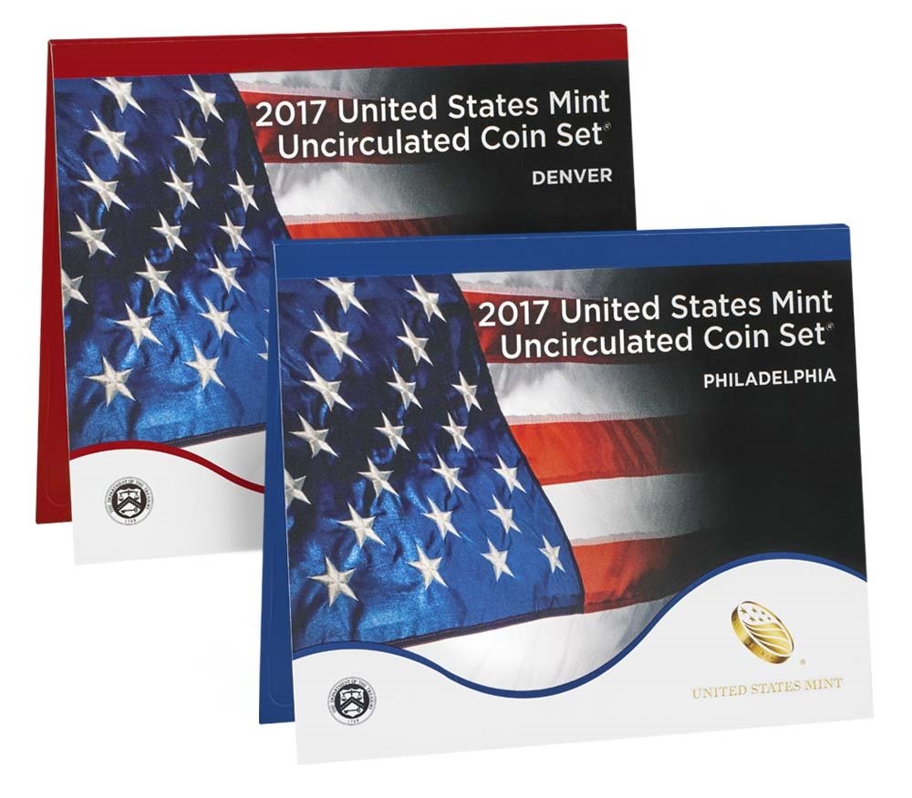2017 P D U.S. Mint Uncirculated 20 Coin Mint Set with CoA