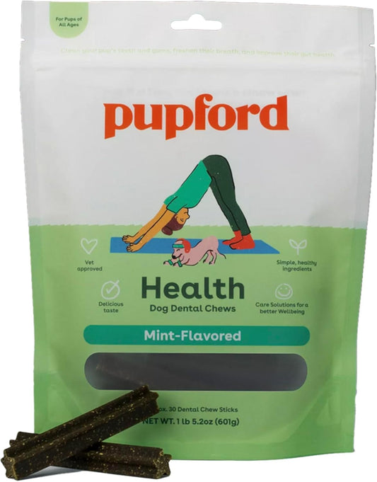 Pupford Dental Chews | Fresh Breath & Healthy Gums