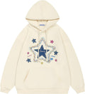 Aelfric Eden Womens Oversized Hoodies Star Graphic Fleece Pullover