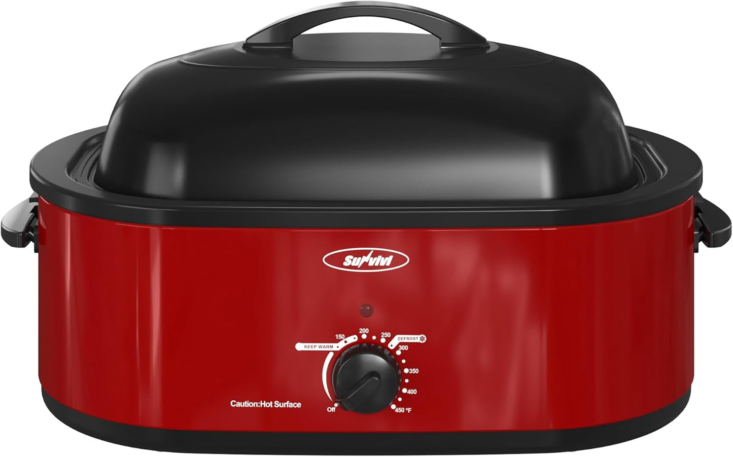Electric Roaster Oven with Viewing Lid for Perfect Turkey Meals