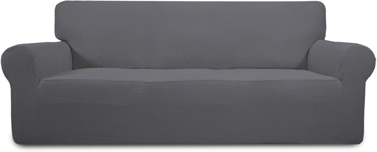 Easy-Going Stretch Sofa Slipcover for Kids and Pets, Gray