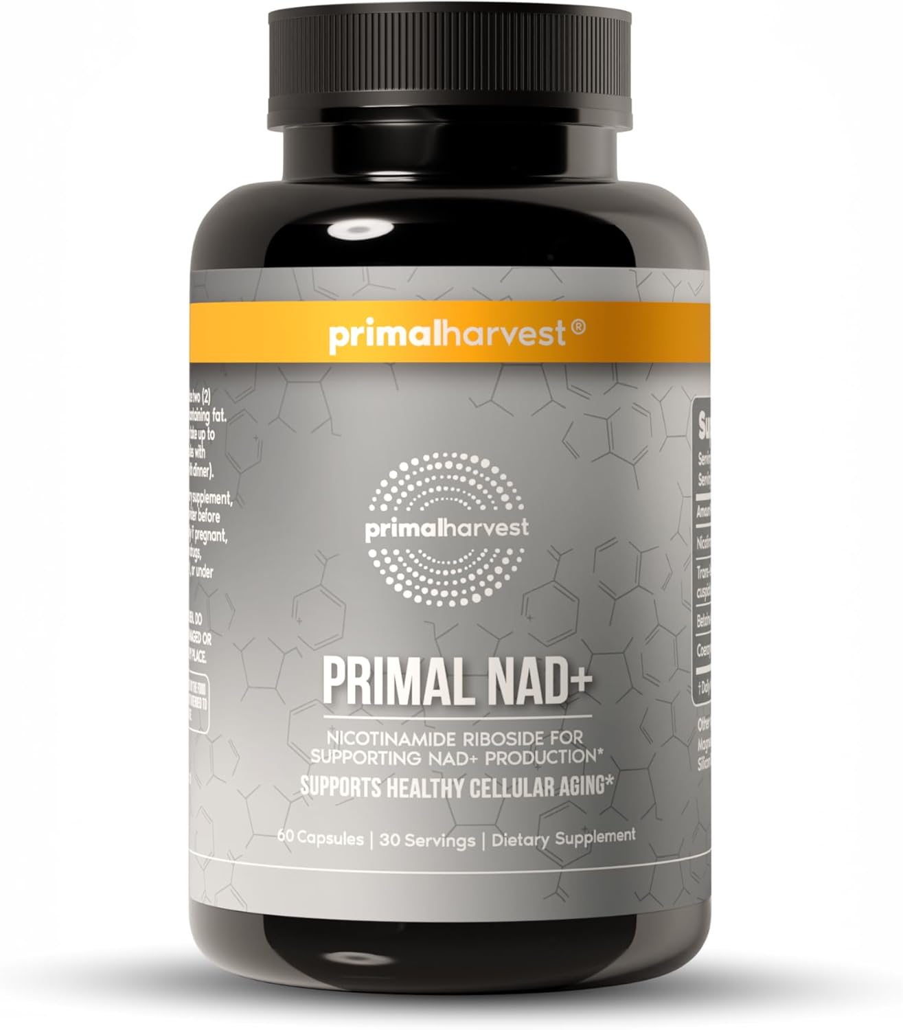Primal Harvest NAD+ Supplement for Cellular Health and Energy