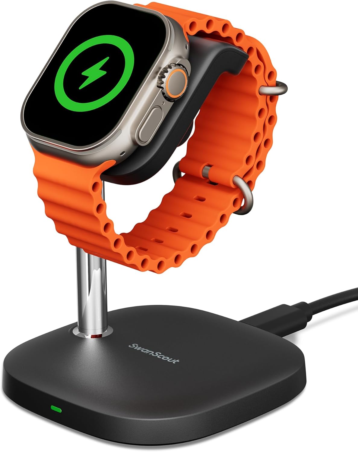 Fast Charge Apple Watch & Airpods Stand by SwanScout