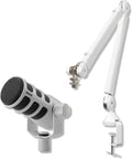 RODE PodMic Dynamic Podcasting Microphone Bundle (White)