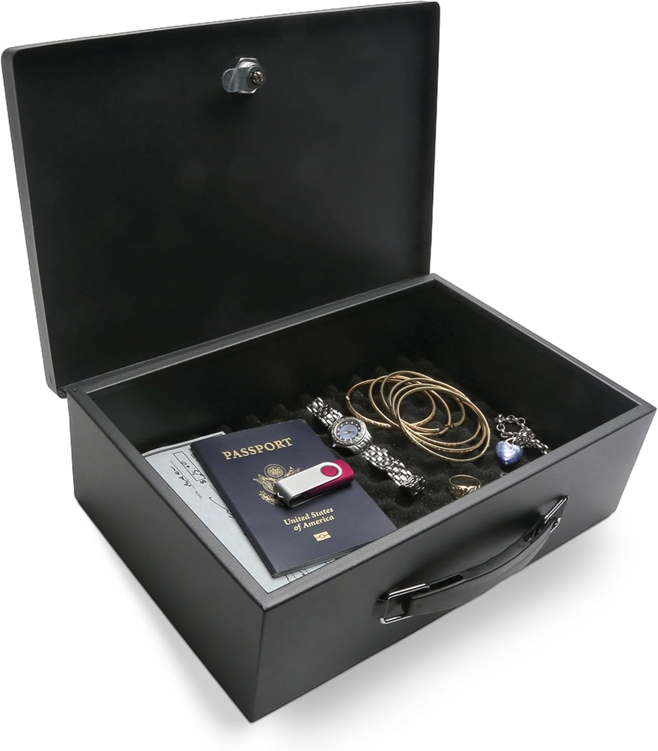 Honeywell Small Safe Box for Home - Fire Resistant Security Lock