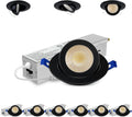 2 in 5CCT Gimbal Recessed Light 6 Pack - Adjustable, Dimmable