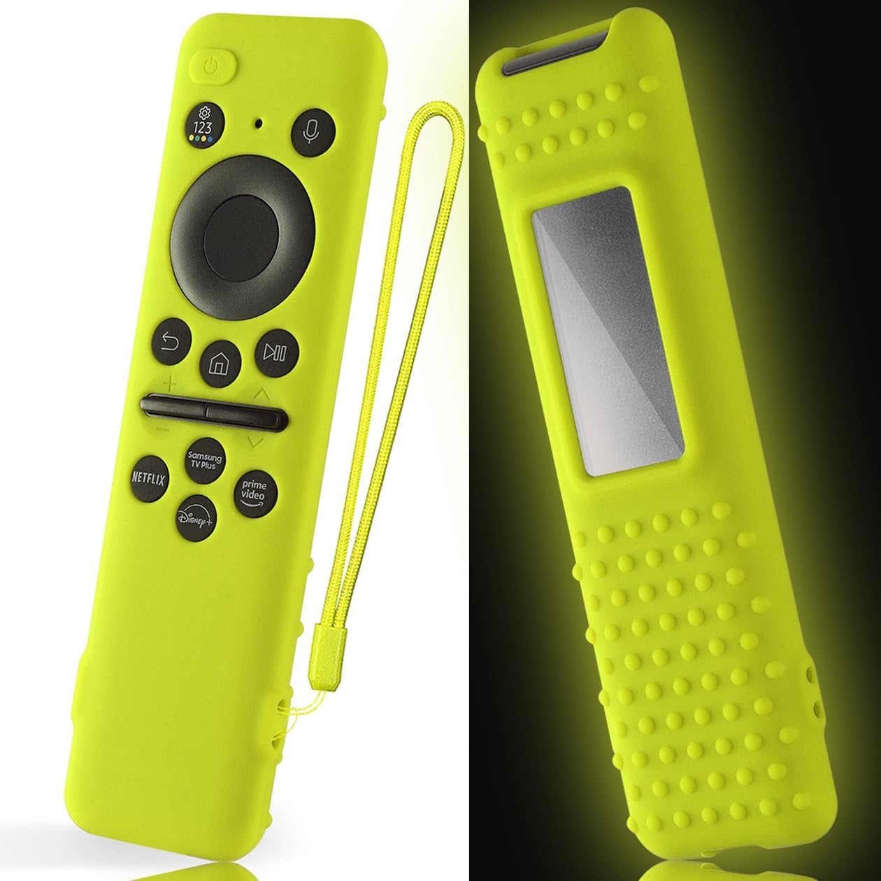Glow Green Silicone Cover for Samsung TV Remote