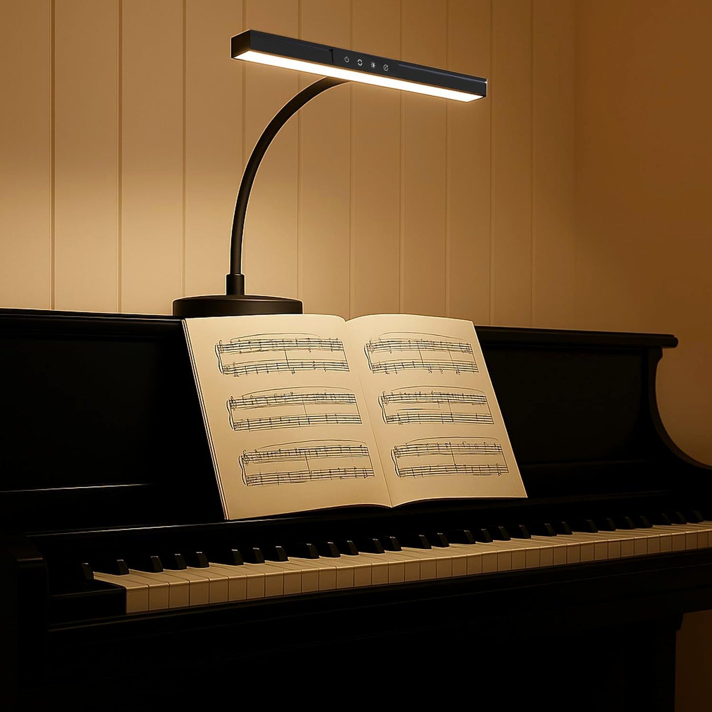 Ultra Wide LED Piano Lamp for Grand and Digital Pianos