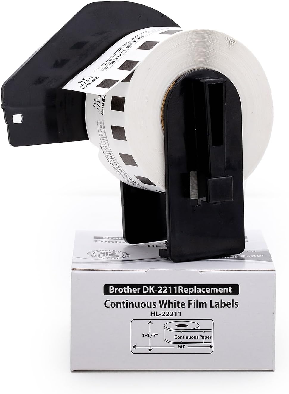 HouseLabels DK-2211 Replacement Rolls: Long-lasting continuous tape for Brother QL printers.