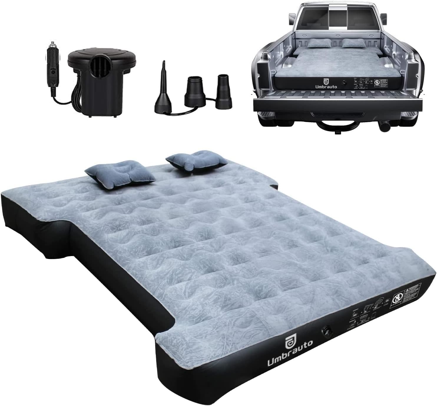 Umbrauto Inflatable Truck Bed Air Mattress for Outdoor Adventures