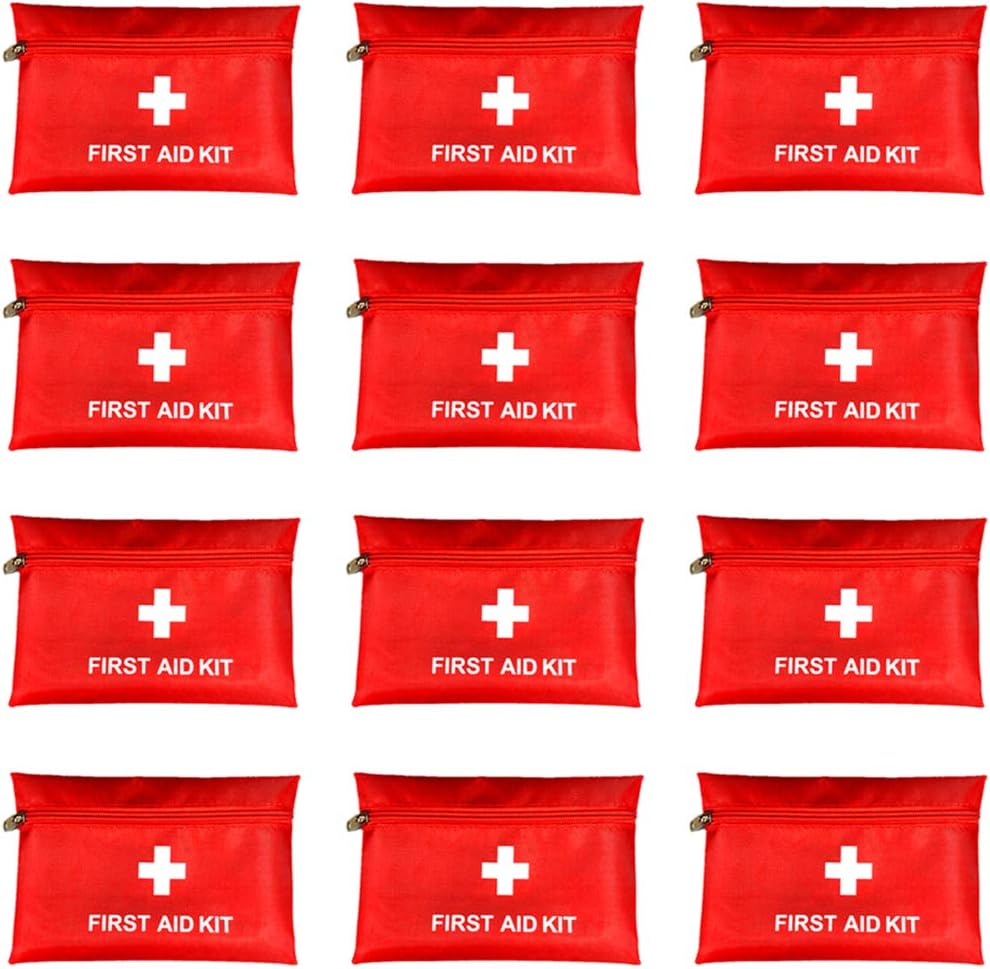 Compact Emergency Red Pouch Set, 12-Pack