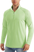 MAGCOMSEN Men's Long Sleeve Sun Shirt UPF 50+ - Lightweight 1/4 Zip in
