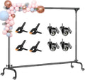 Backdrop Stand 10x7 FT Adjustable Photo Banner Stand - Stable Wheels